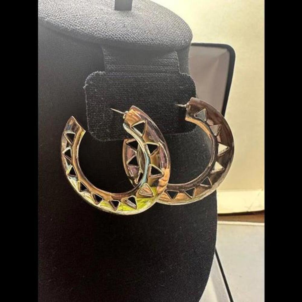 Elevate Your Style with Stunning Silver Hoop Earrings!